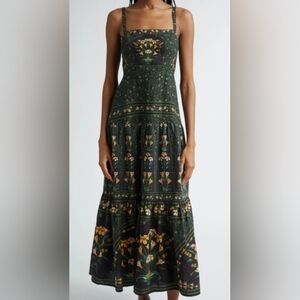 FARM Rio Flowers Arch Back Sleeveless Maxi Sundress NWT